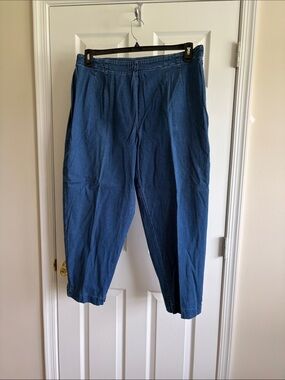 Blue Lightweight Tapered Pants